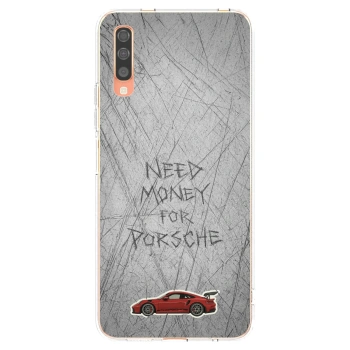 Picasee husă transparentă din silicon pentru Samsung Galaxy A70 A705F - Garage Scratch
