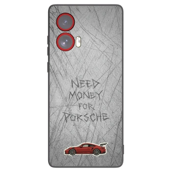 Picasee husă neagră din silicon pentru Motorola Edge 50 Fusion - Garage Scratch