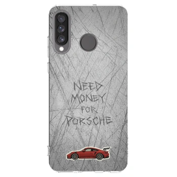 Picasee husă transparentă din silicon pentru Huawei P30 Lite - Garage Scratch