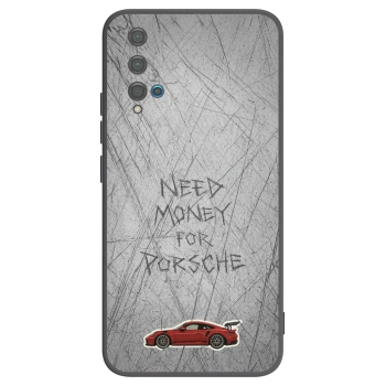 Picasee husă neagră din silicon pentru Huawei Nova 5T - Garage Scratch