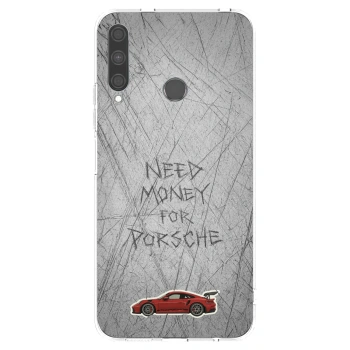 Picasee husă transparentă din silicon pentru Huawei P40 Lite E - Garage Scratch
