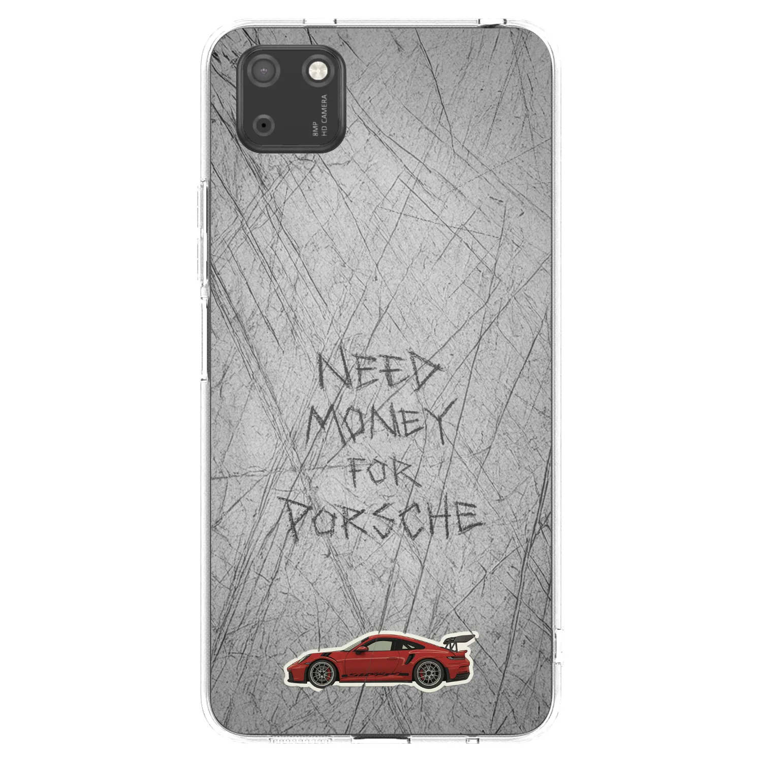 Picasee husă transparentă din silicon pentru Huawei Y5P - Garage Scratch
