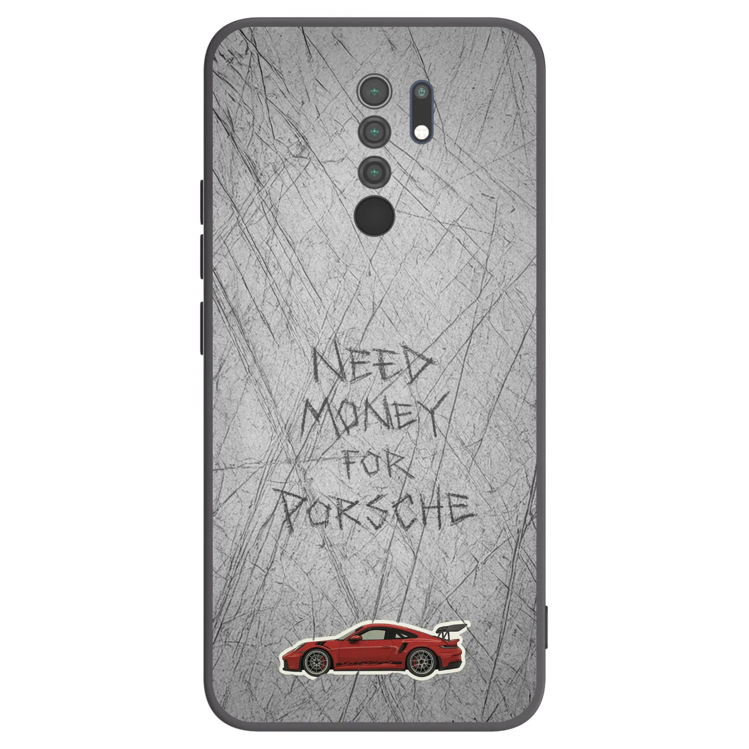 Picasee husă neagră din silicon pentru Xiaomi Redmi 9 - Garage Scratch