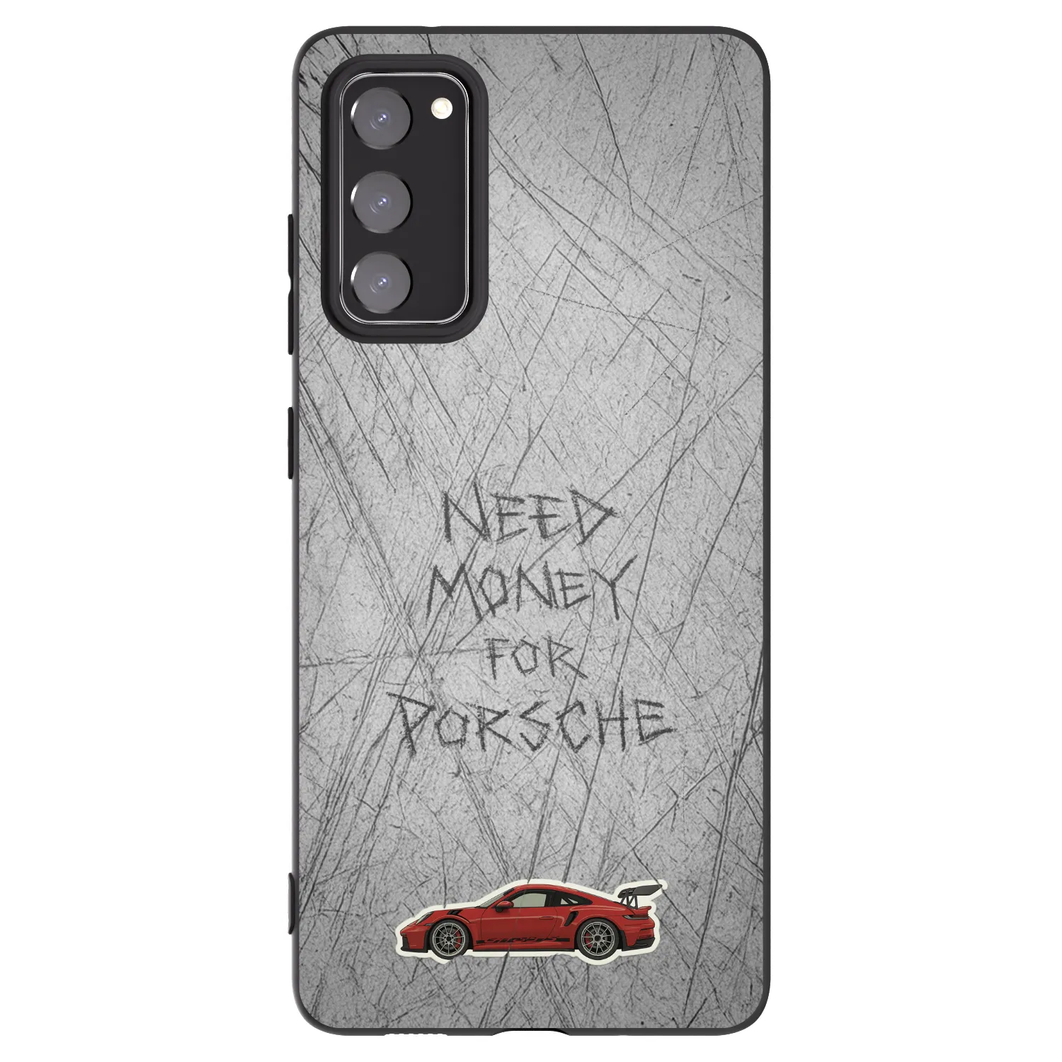 Picasee husă neagră din silicon pentru Samsung Galaxy S20 FE - Garage Scratch
