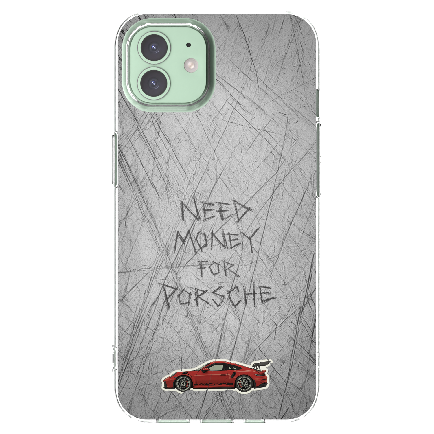 Picasee husă transparentă din silicon pentru Apple iPhone 12 - Garage Scratch