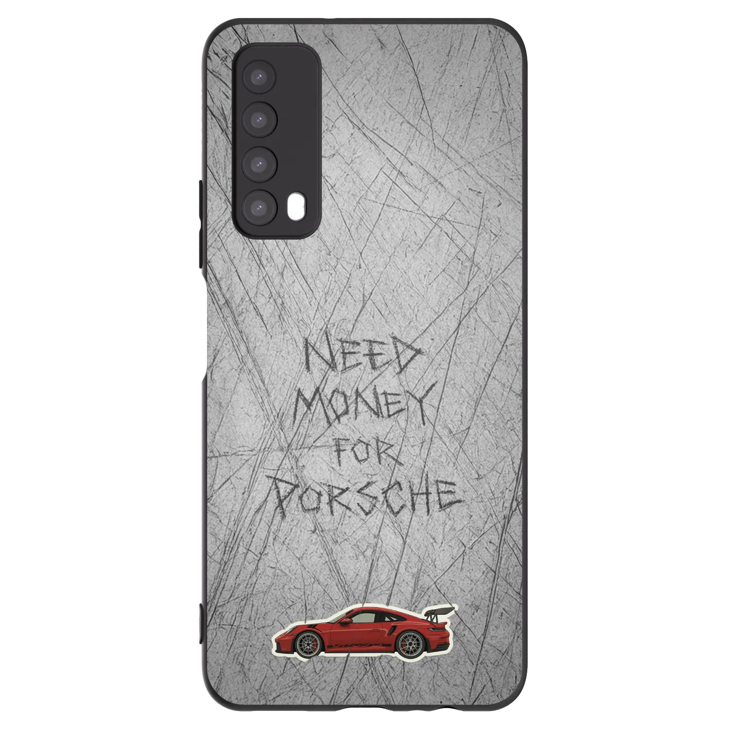 Picasee husă neagră din silicon pentru Huawei P Smart 2021 - Garage Scratch
