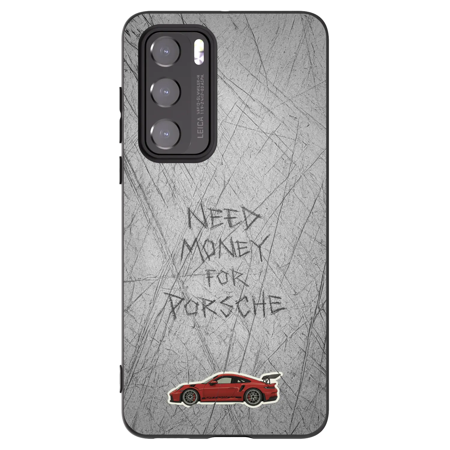 Picasee husă neagră din silicon pentru Huawei P40 - Garage Scratch