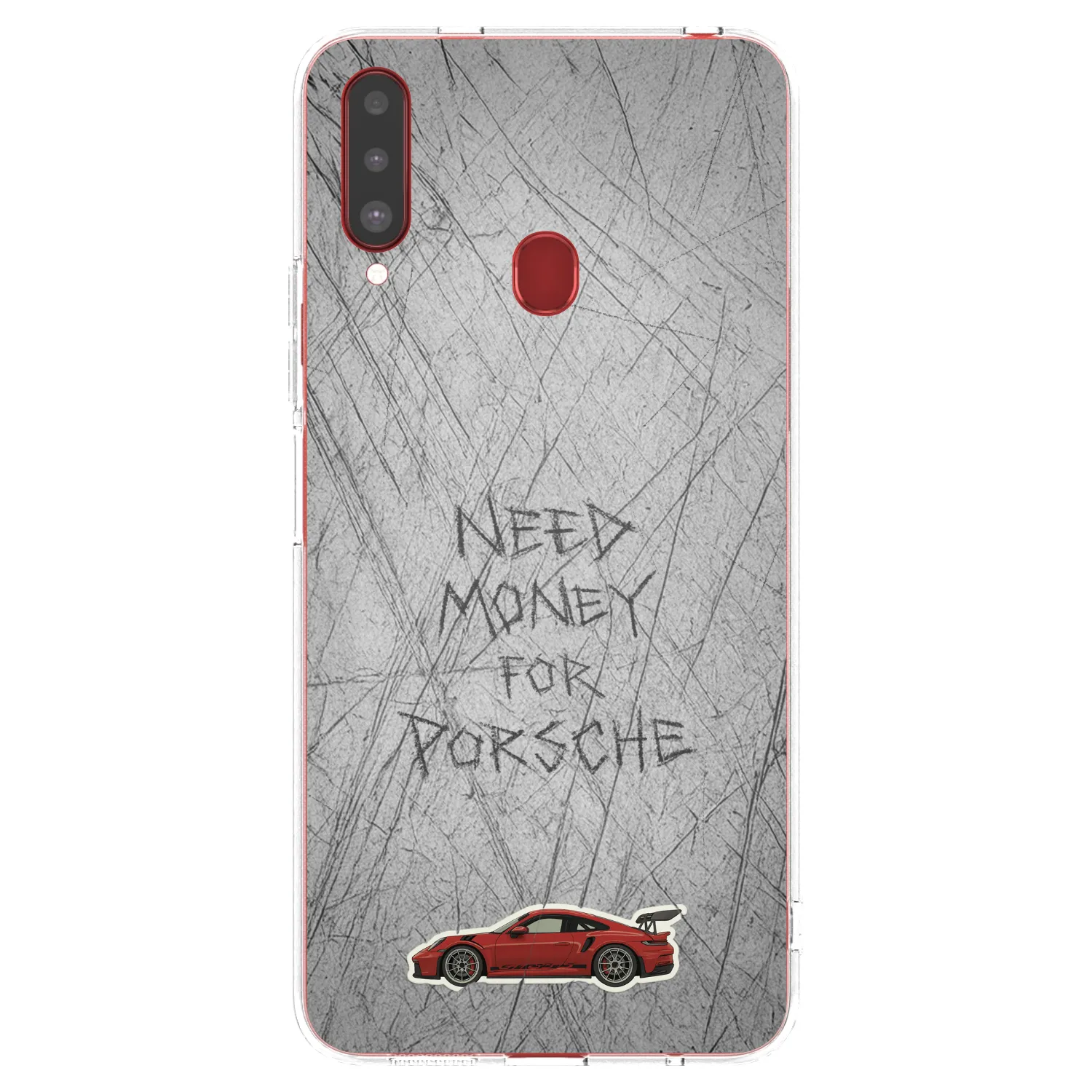 Picasee husă transparentă din silicon pentru Samsung Galaxy A20s - Garage Scratch