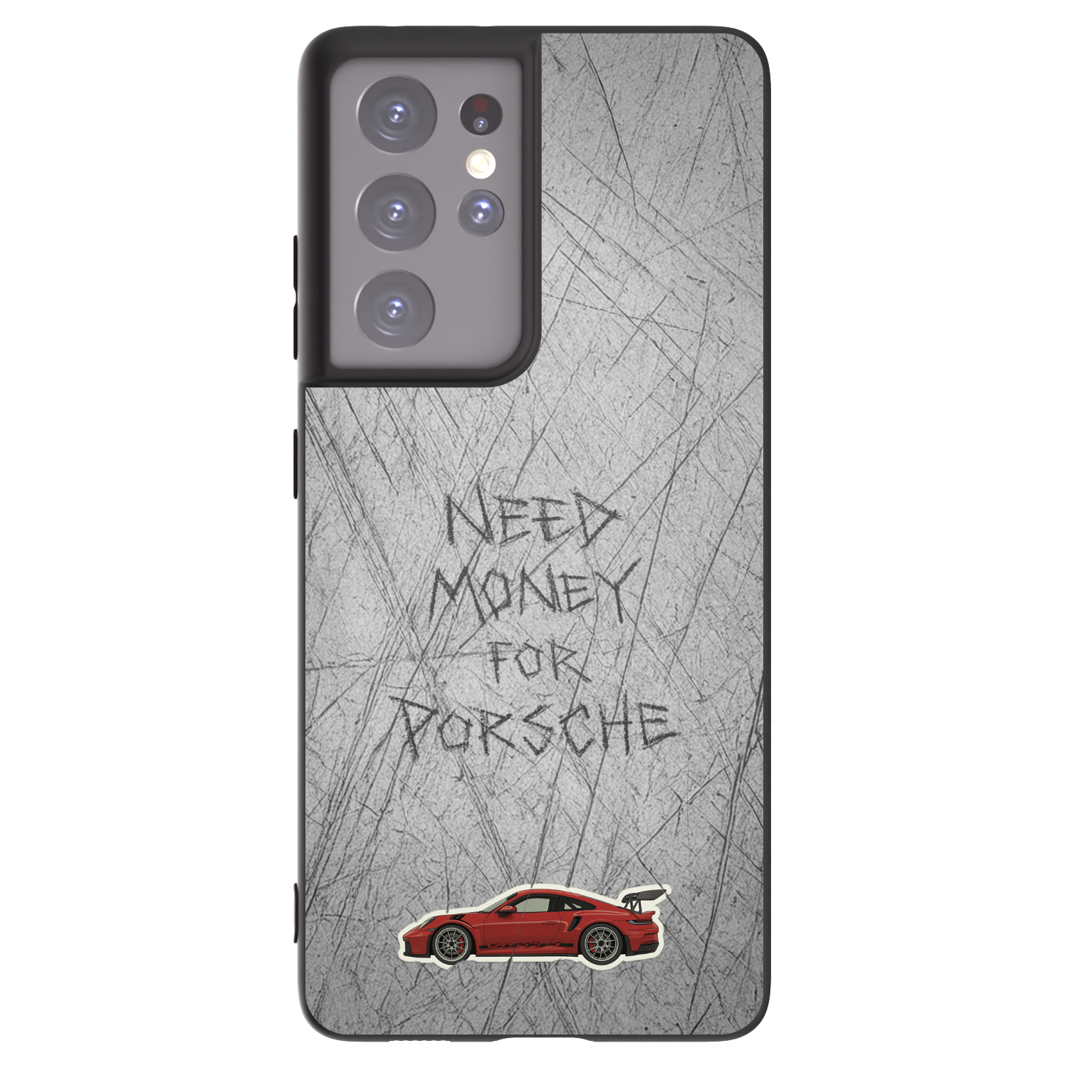 Picasee husă neagră din silicon pentru Samsung Galaxy S21 Ultra 5G G998B - Garage Scratch