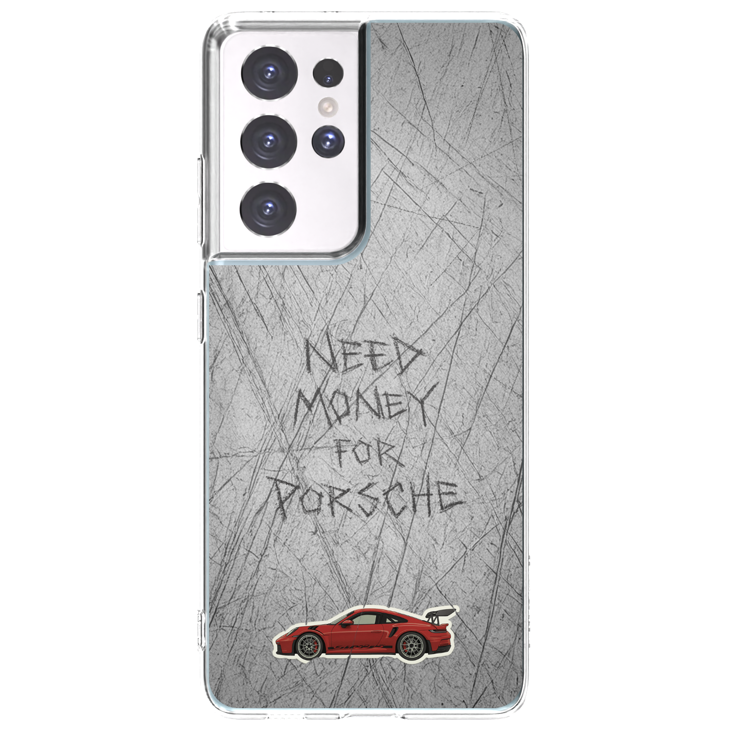 Picasee husă transparentă din silicon pentru Samsung Galaxy S21 Ultra 5G G998B - Garage Scratch