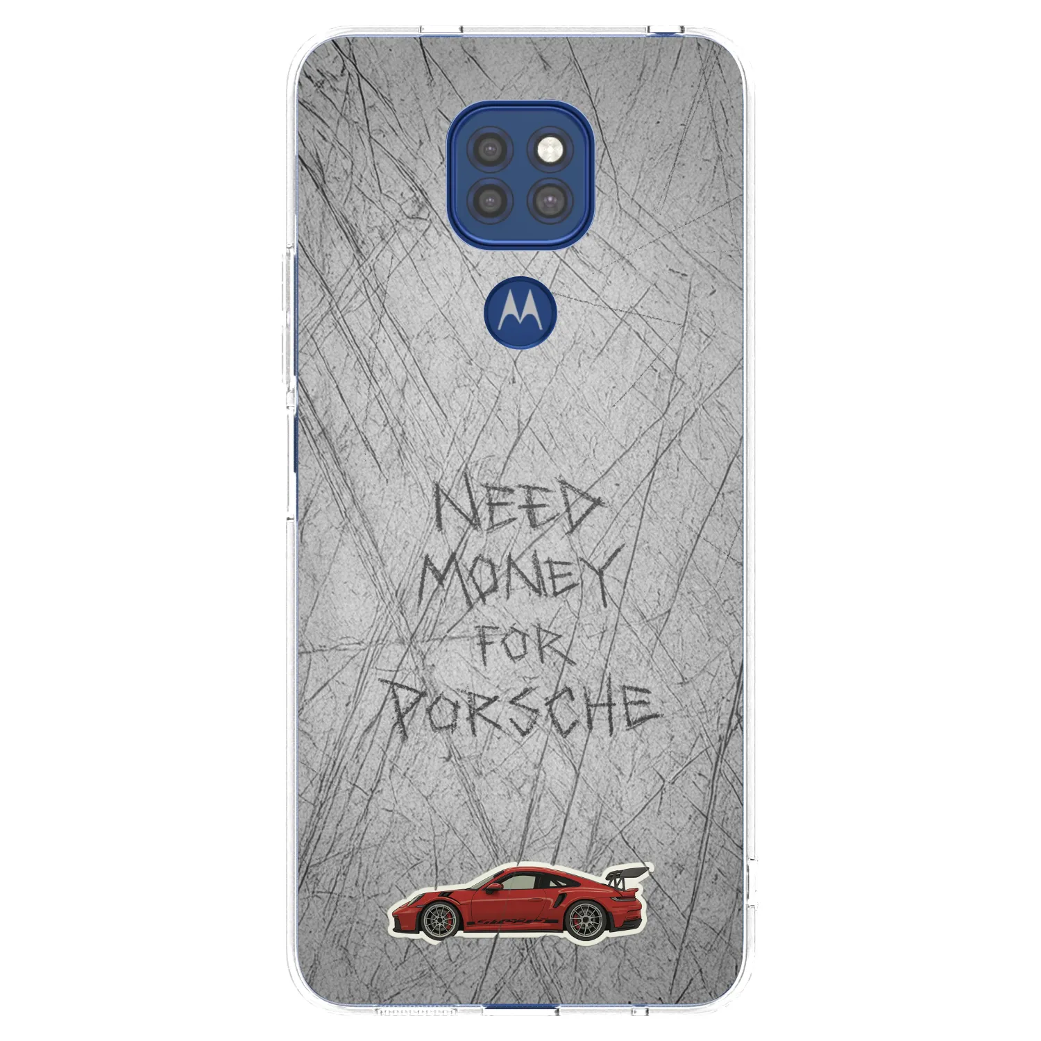 Picasee husă transparentă din silicon pentru Motorola Moto G9 Play - Garage Scratch
