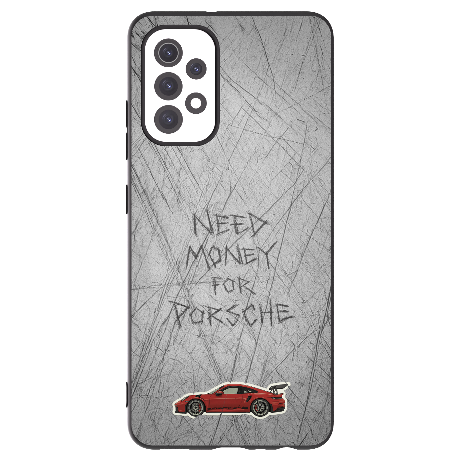Picasee husă neagră din silicon pentru Samsung Galaxy A32 5G A326B - Garage Scratch