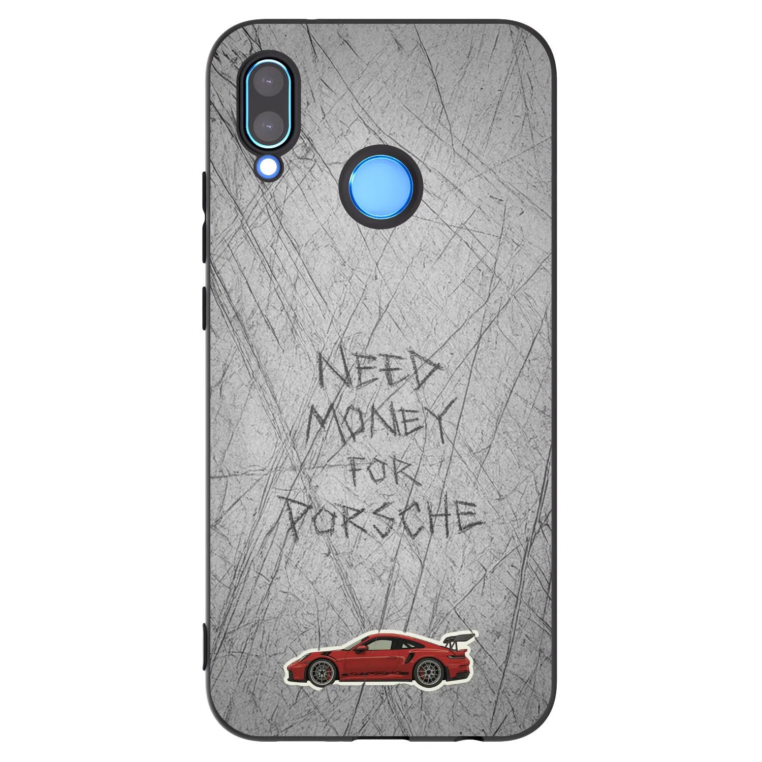 Picasee husă neagră din silicon pentru Huawei P20 Lite - Garage Scratch