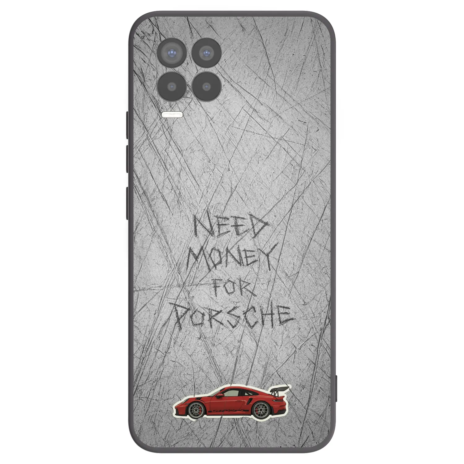 Picasee husă neagră din silicon pentru Realme 8 Pro - Garage Scratch