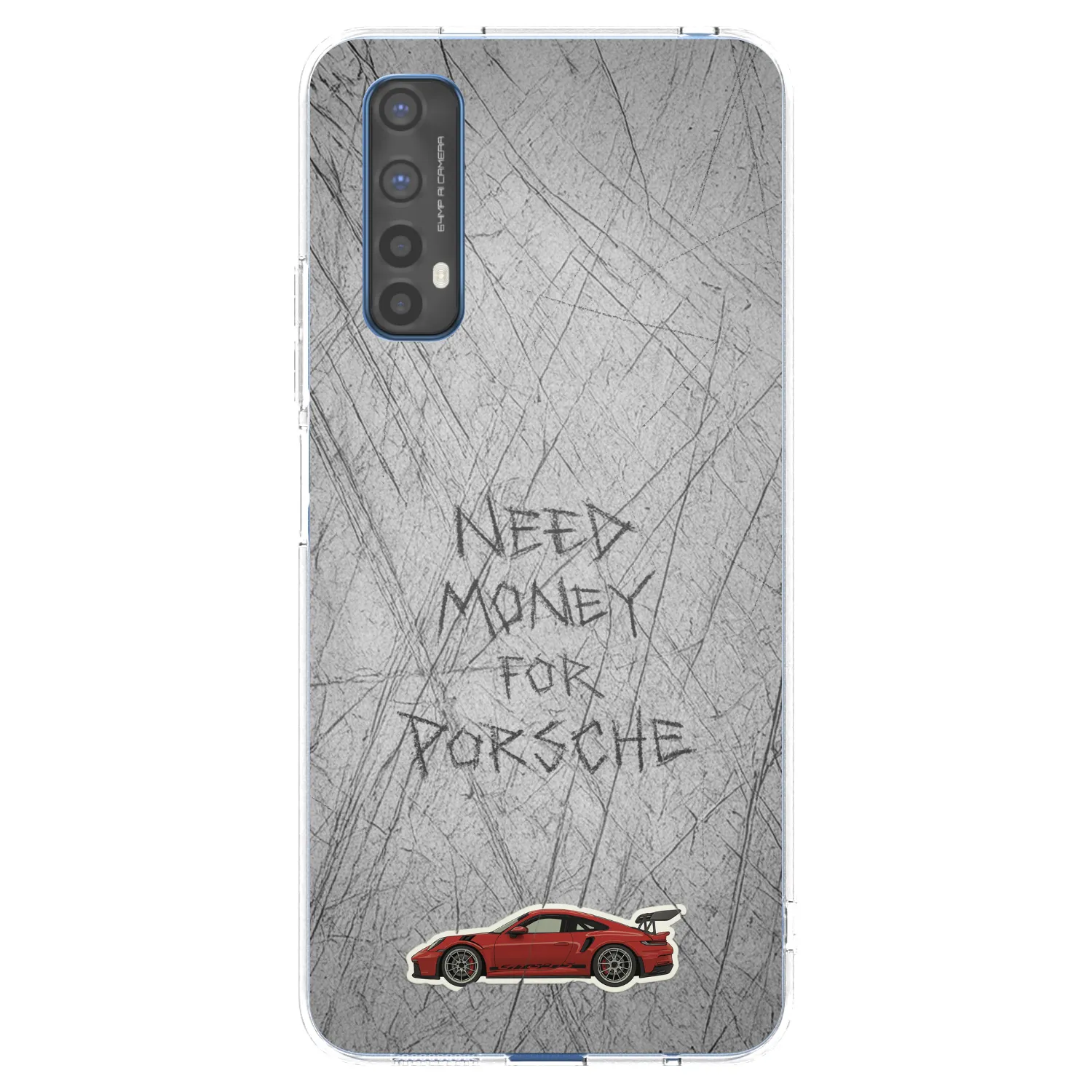 Picasee husă transparentă din silicon pentru Realme 7 - Garage Scratch