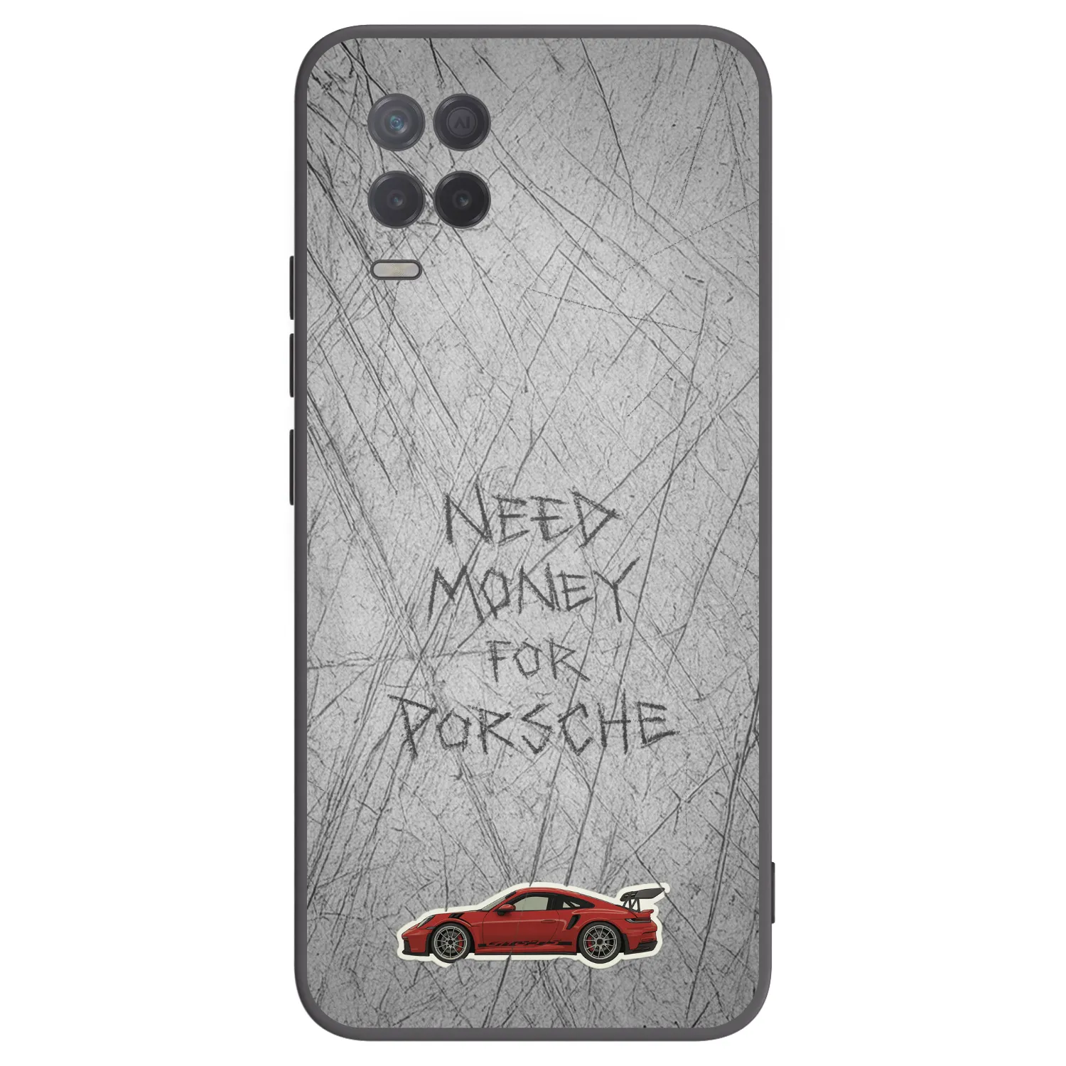 Picasee husă neagră din silicon pentru Realme 8 5G - Garage Scratch