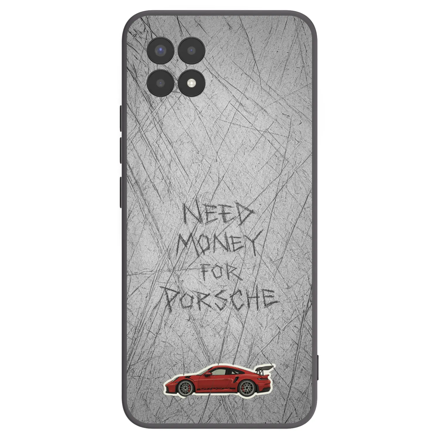 Picasee husă neagră din silicon pentru Realme 8i - Garage Scratch