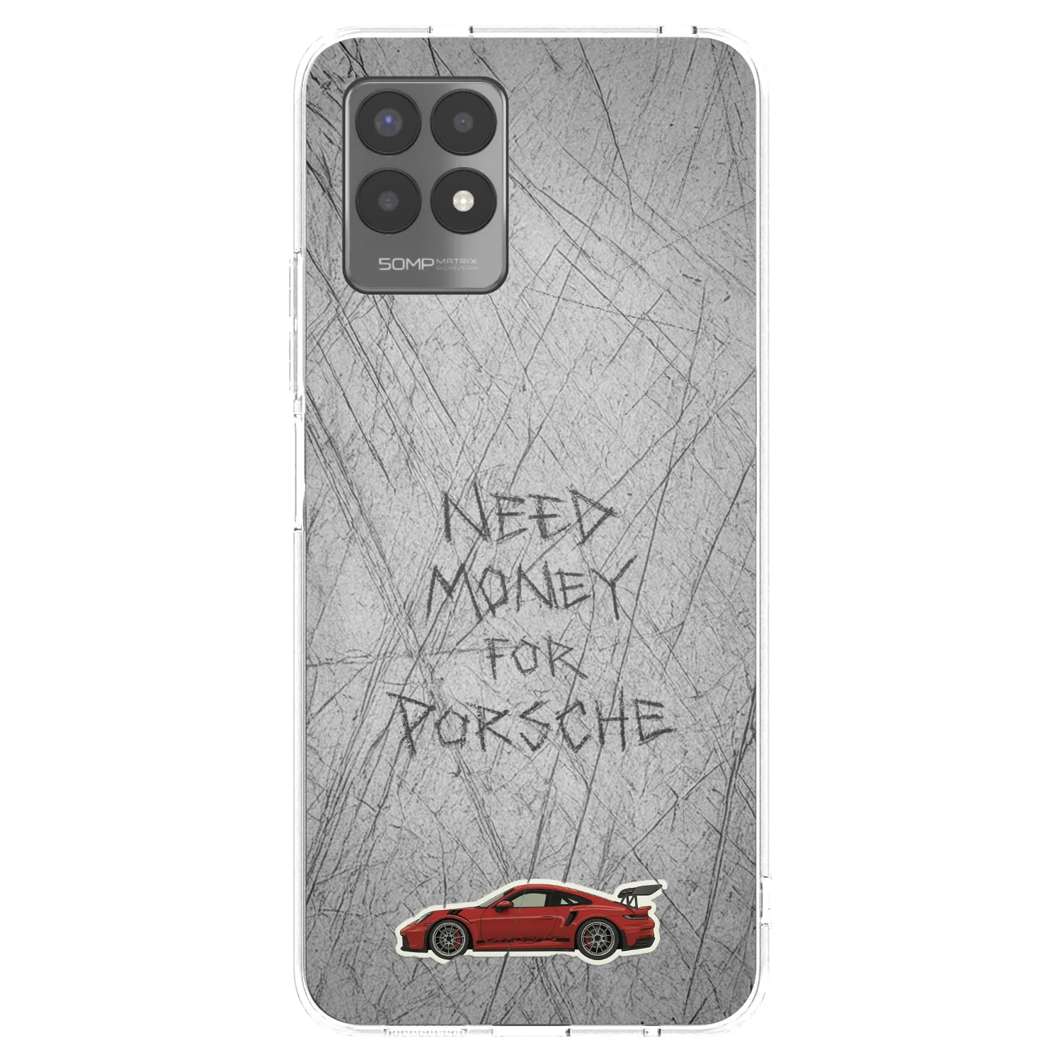 Picasee husă transparentă din silicon pentru Realme 8i - Garage Scratch