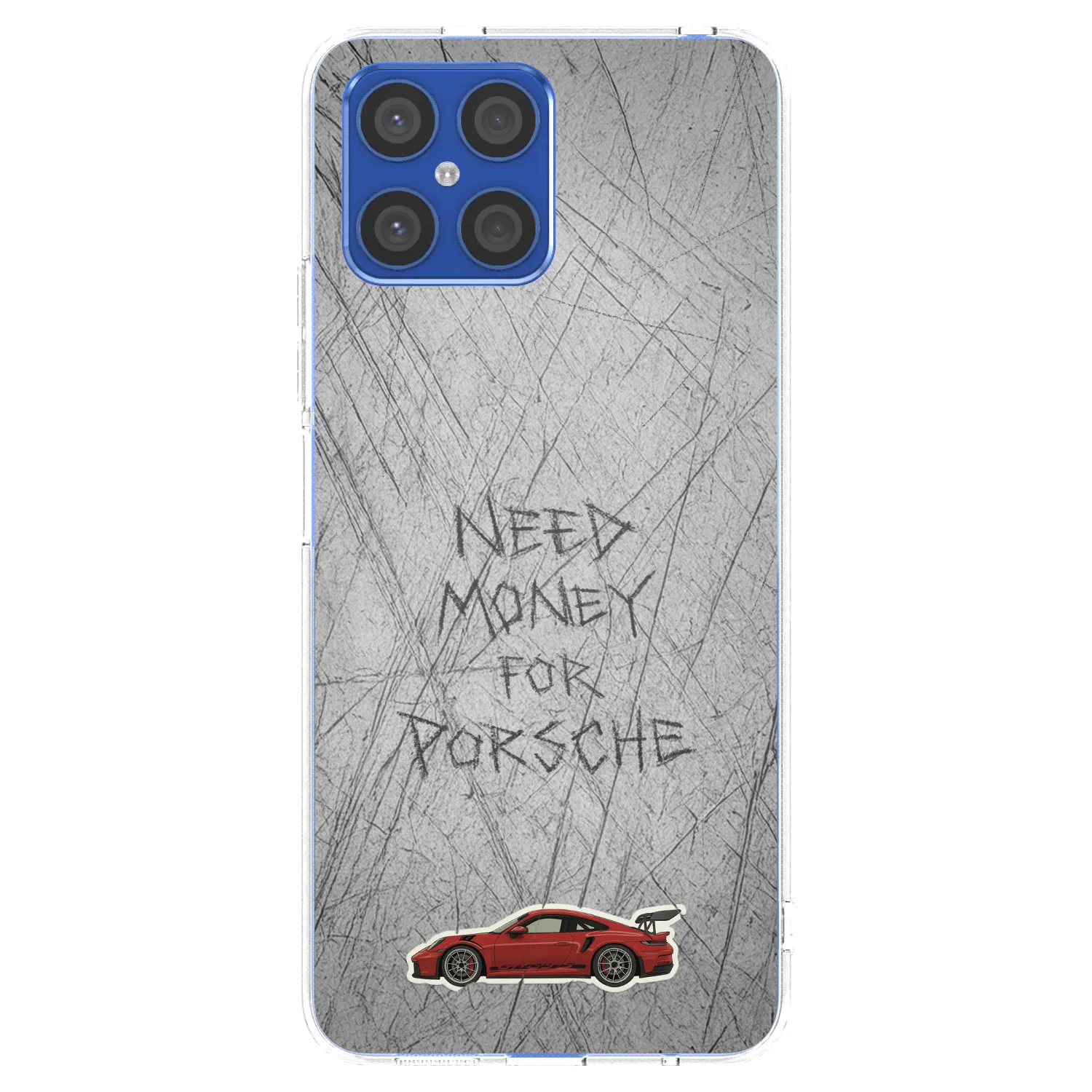 Picasee husă transparentă din silicon pentru Honor X8 4G - Garage Scratch