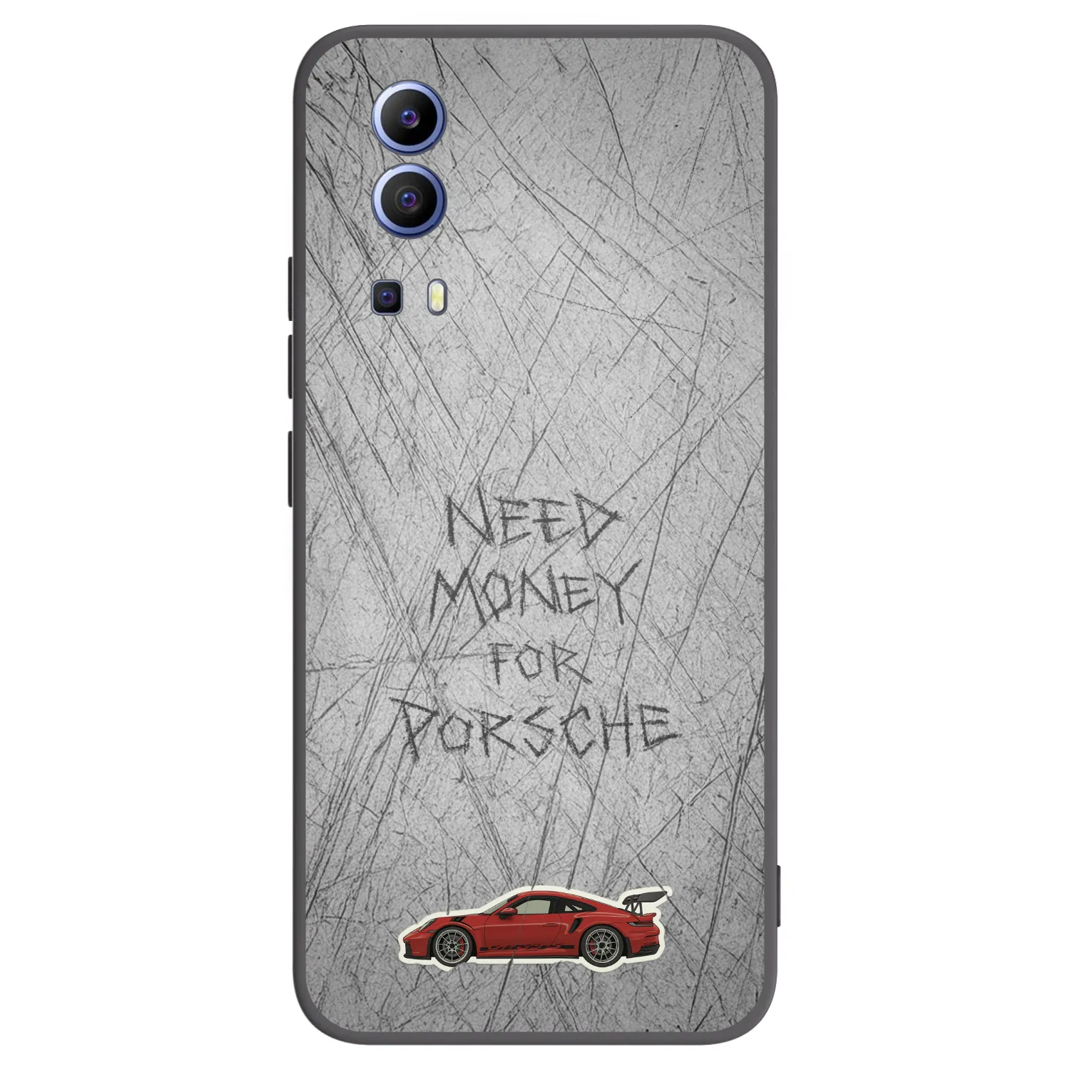 Picasee husă neagră din silicon pentru Vivo Y52 5G - Garage Scratch