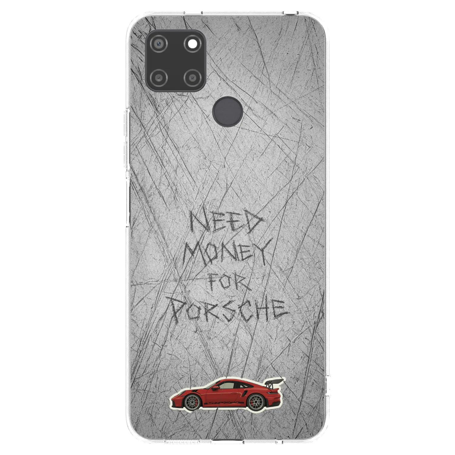 Picasee husă transparentă din silicon pentru Realme C21Y - Garage Scratch