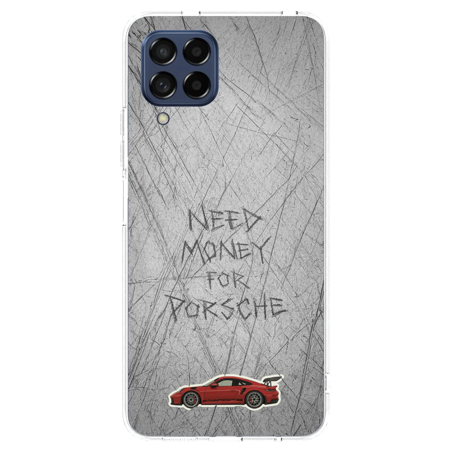 Picasee husă transparentă din silicon pentru Samsung Galaxy M53 5G - Garage Scratch