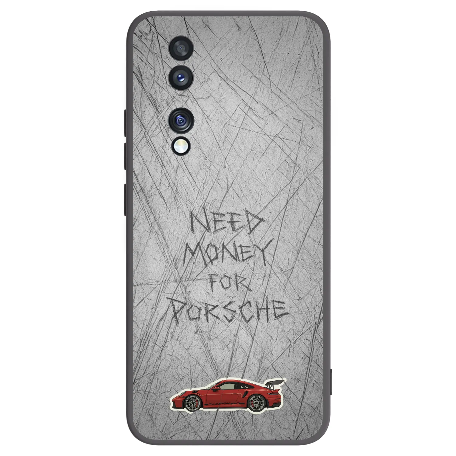 Picasee husă neagră din silicon pentru Honor 70 - Garage Scratch