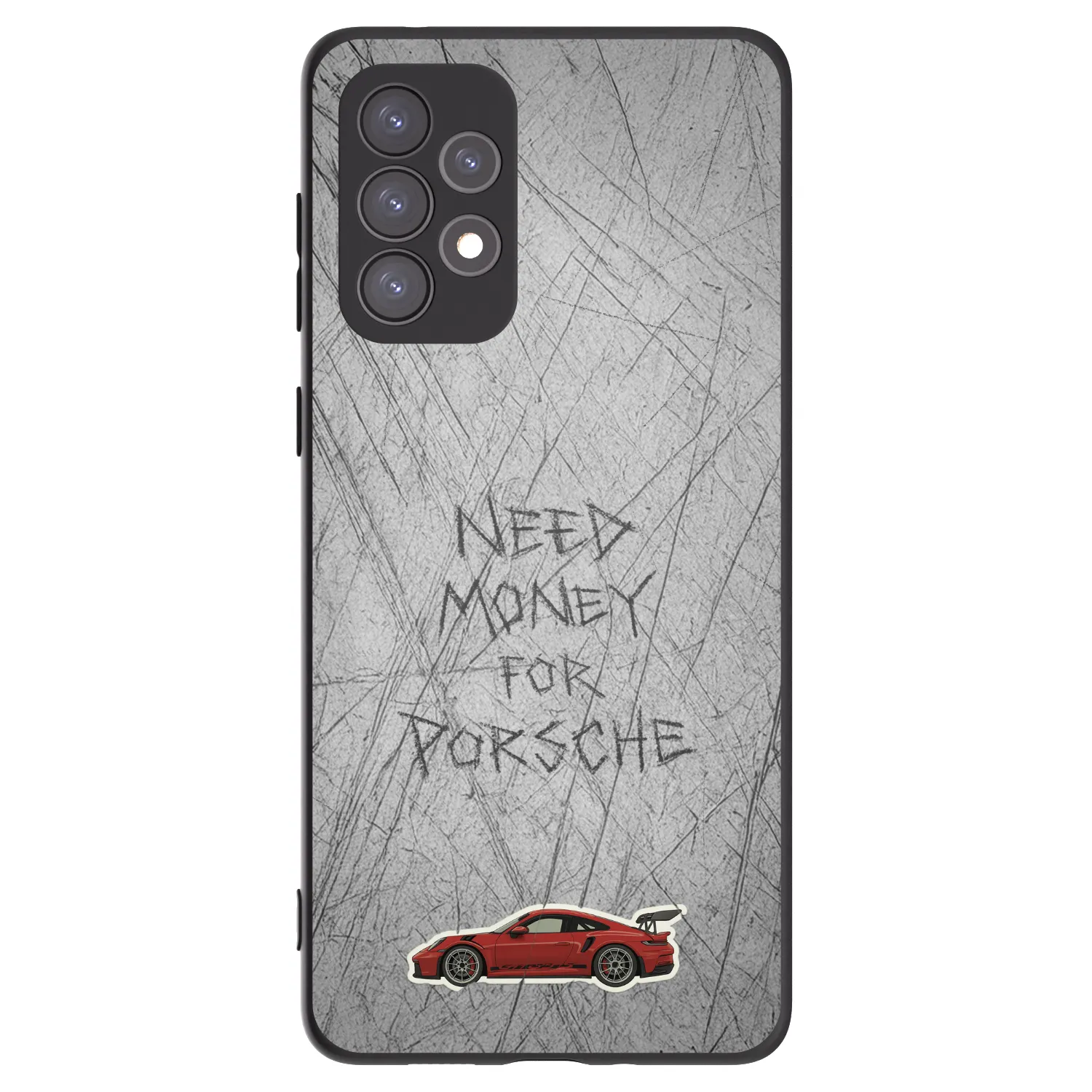 Picasee husă neagră din silicon pentru Samsung Galaxy A73 5G - Garage Scratch