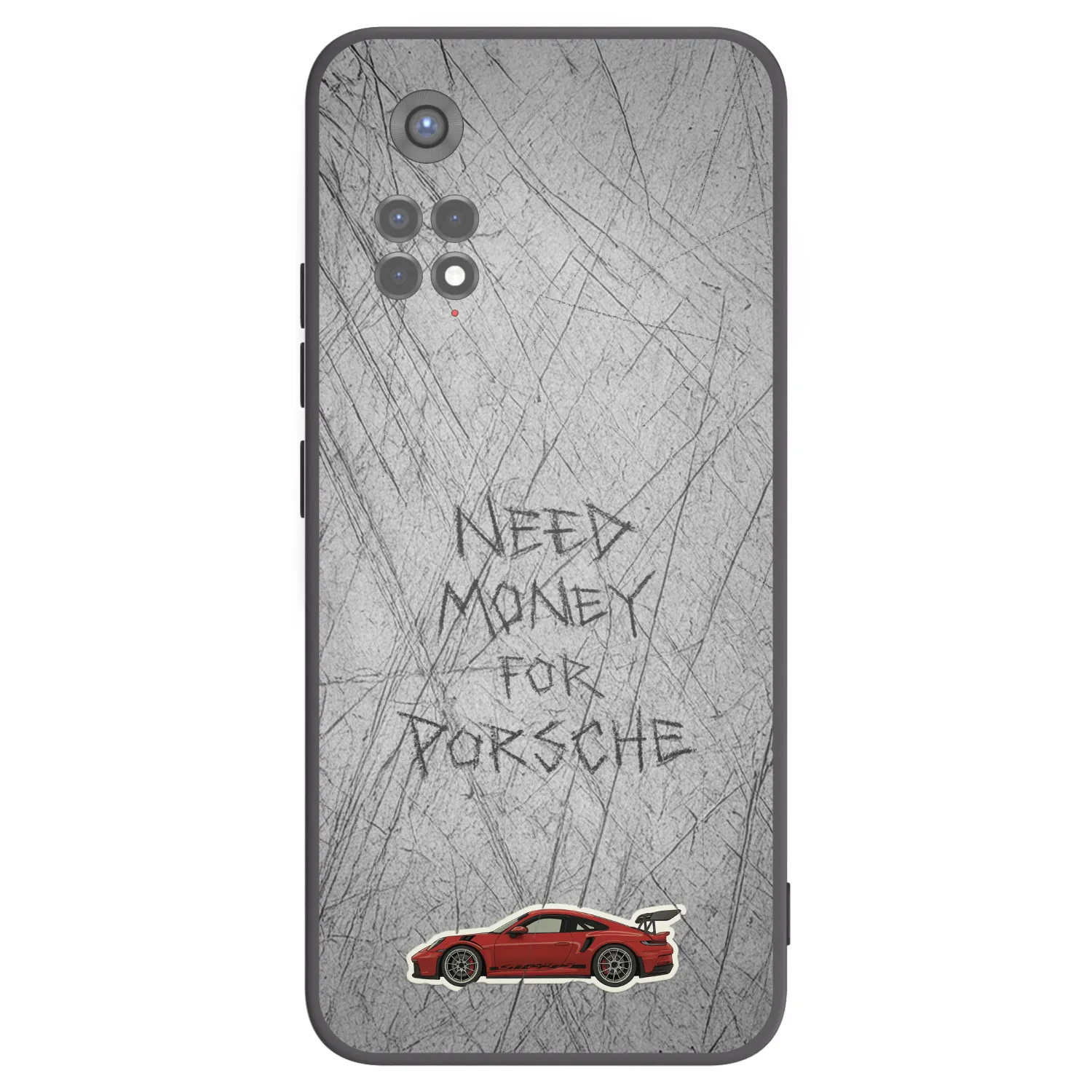 Picasee husă neagră din silicon pentru Xiaomi Redmi Note 11S 5G - Garage Scratch