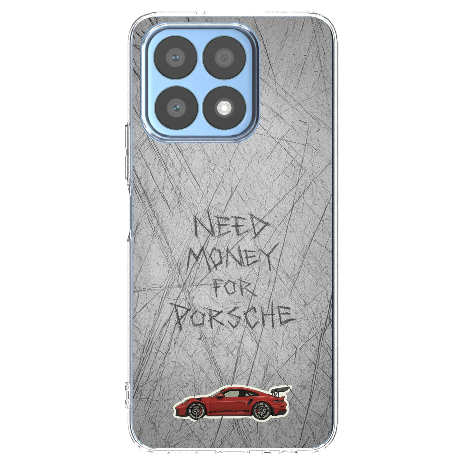 Picasee husă transparentă din silicon pentru Honor X8a - Garage Scratch
