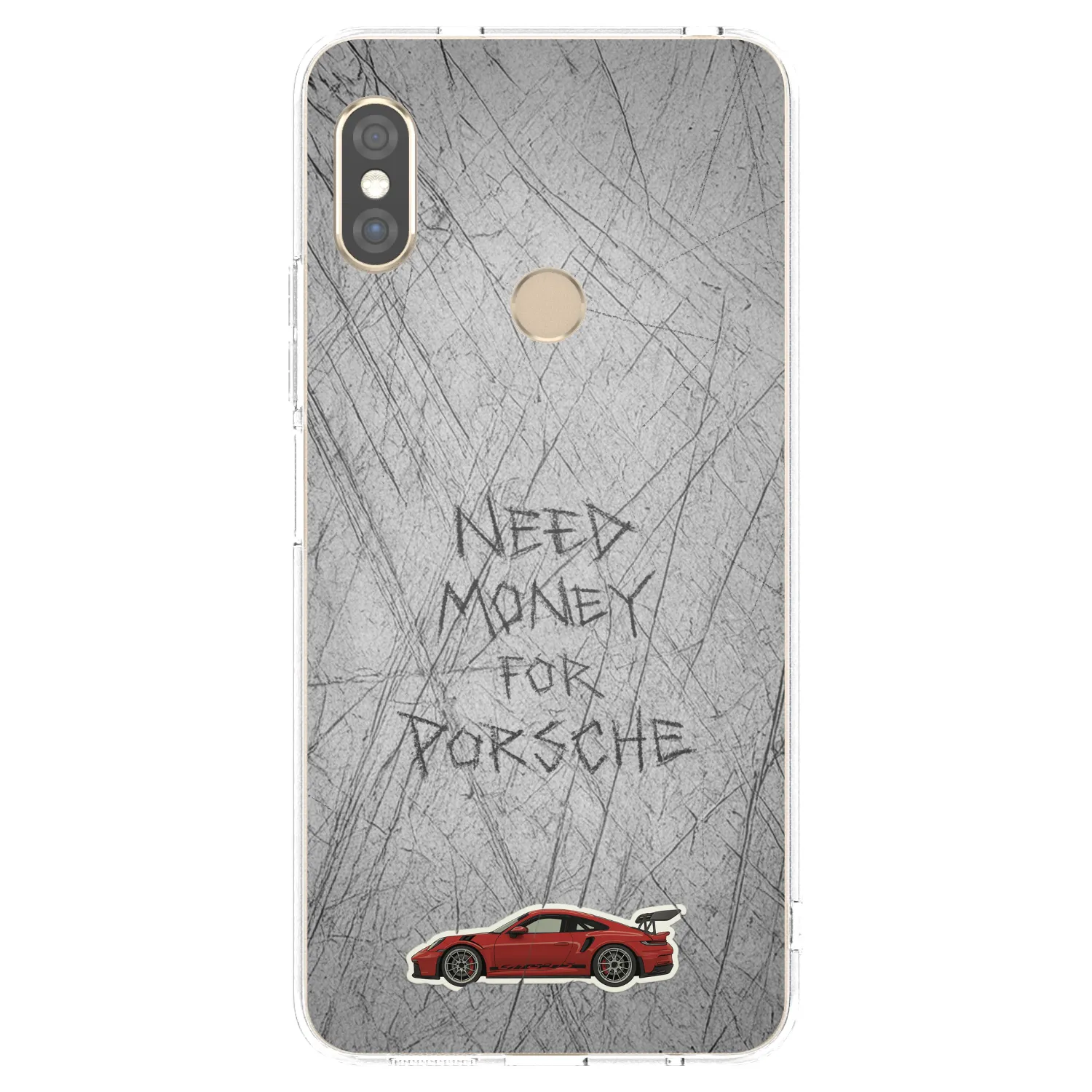 Picasee husă transparentă din silicon pentru Xiaomi Redmi Note 5 Global - Garage Scratch