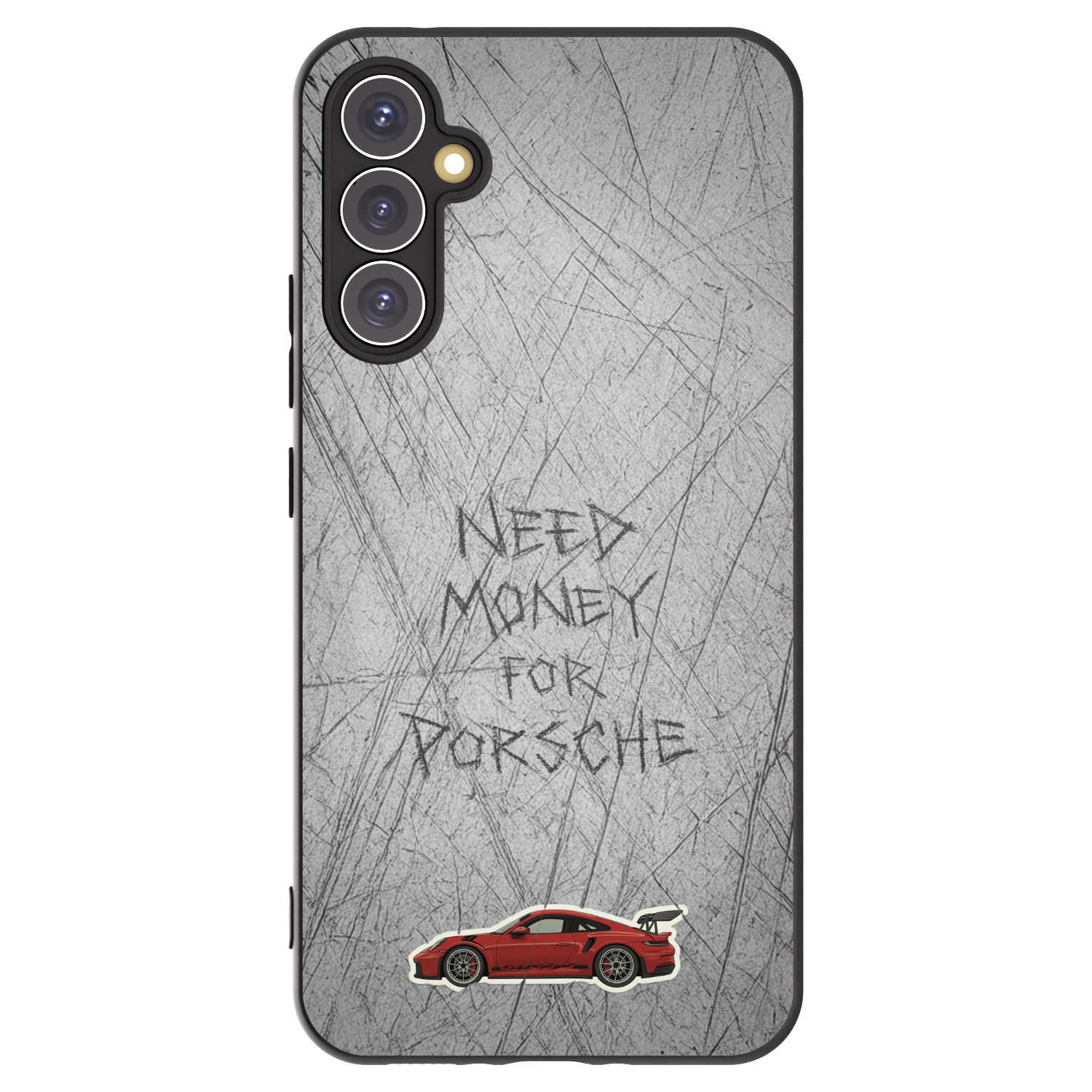 Picasee husă neagră din silicon pentru Samsung Galaxy A34 5G A346B - Garage Scratch