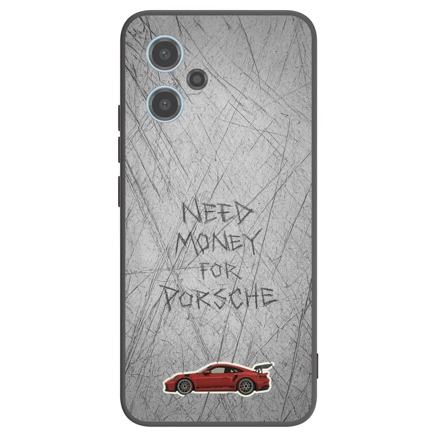 Picasee husă neagră din silicon pentru Xiaomi Redmi Note 12 5G - Garage Scratch