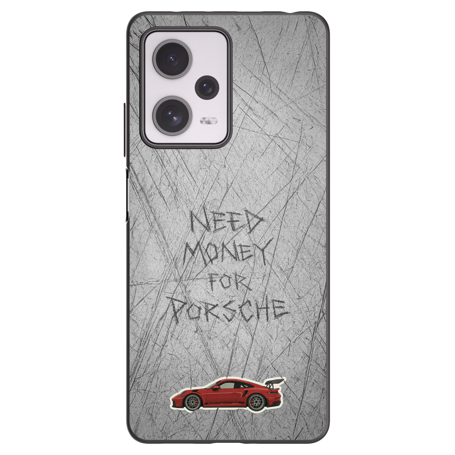 Picasee husă neagră din silicon pentru Xiaomi Redmi Note 12 Pro+ 5G - Garage Scratch