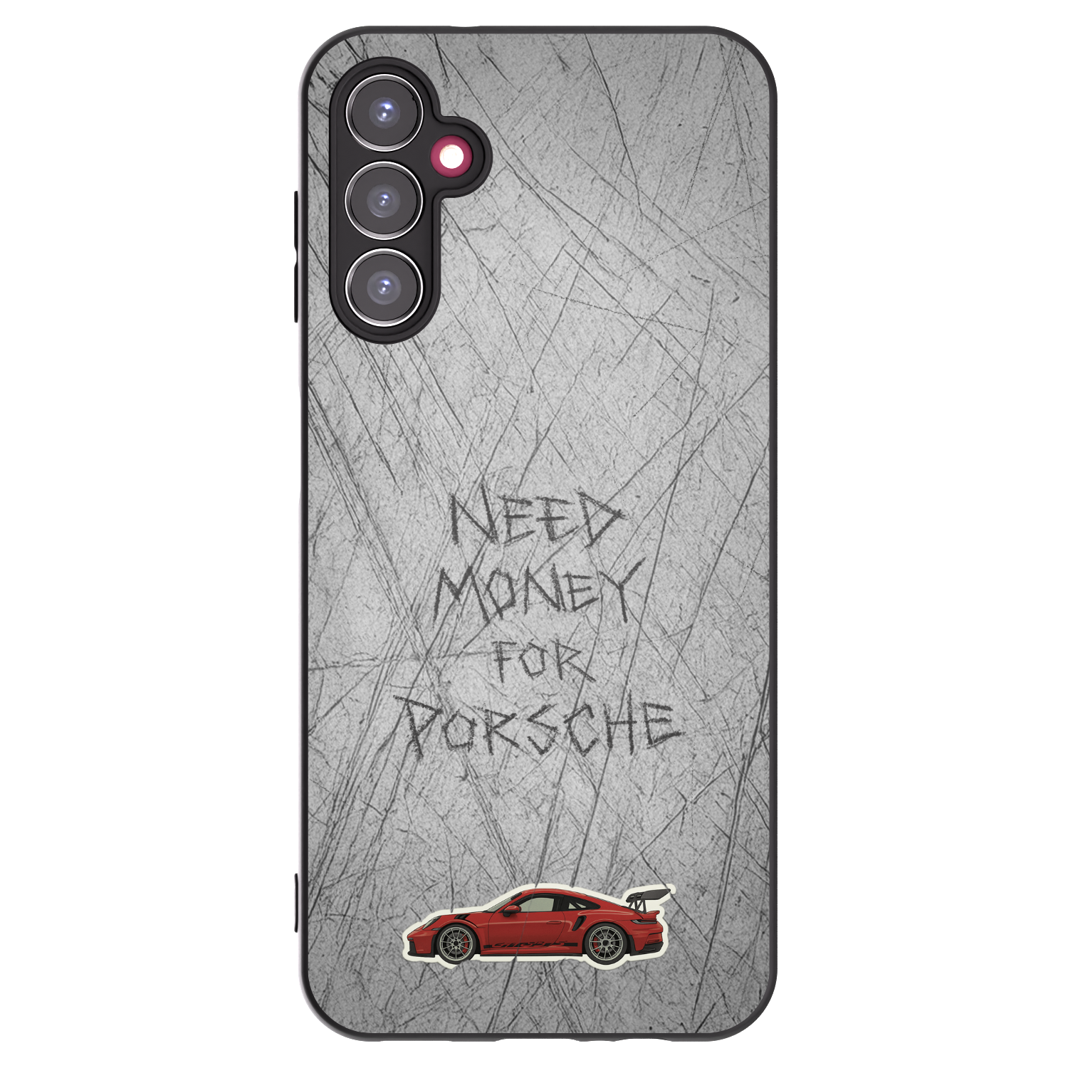 Picasee husă neagră din silicon pentru Samsung Galaxy A14 4G A145R - Garage Scratch