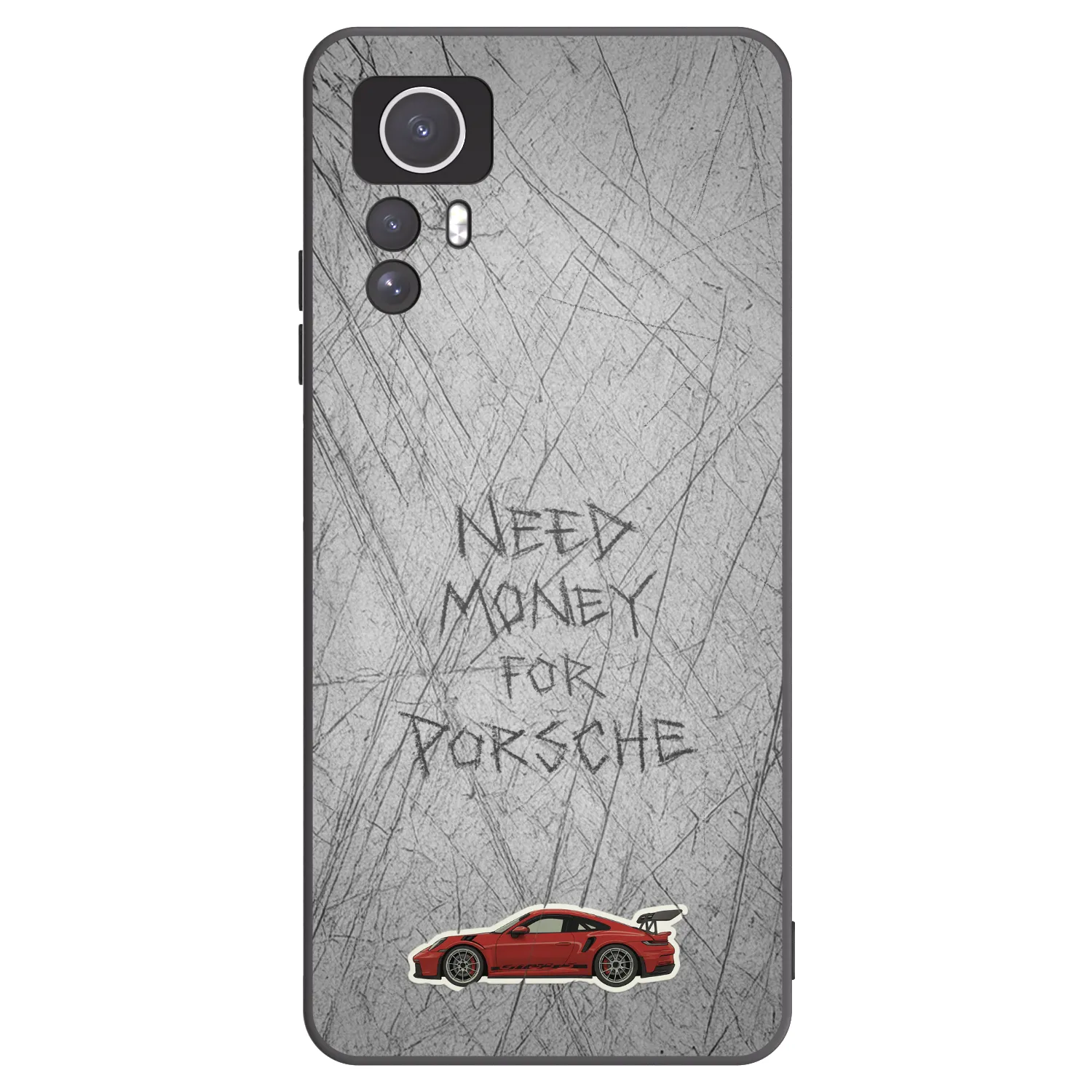 Picasee husă neagră din silicon pentru Xiaomi Redmi Note 12S - Garage Scratch