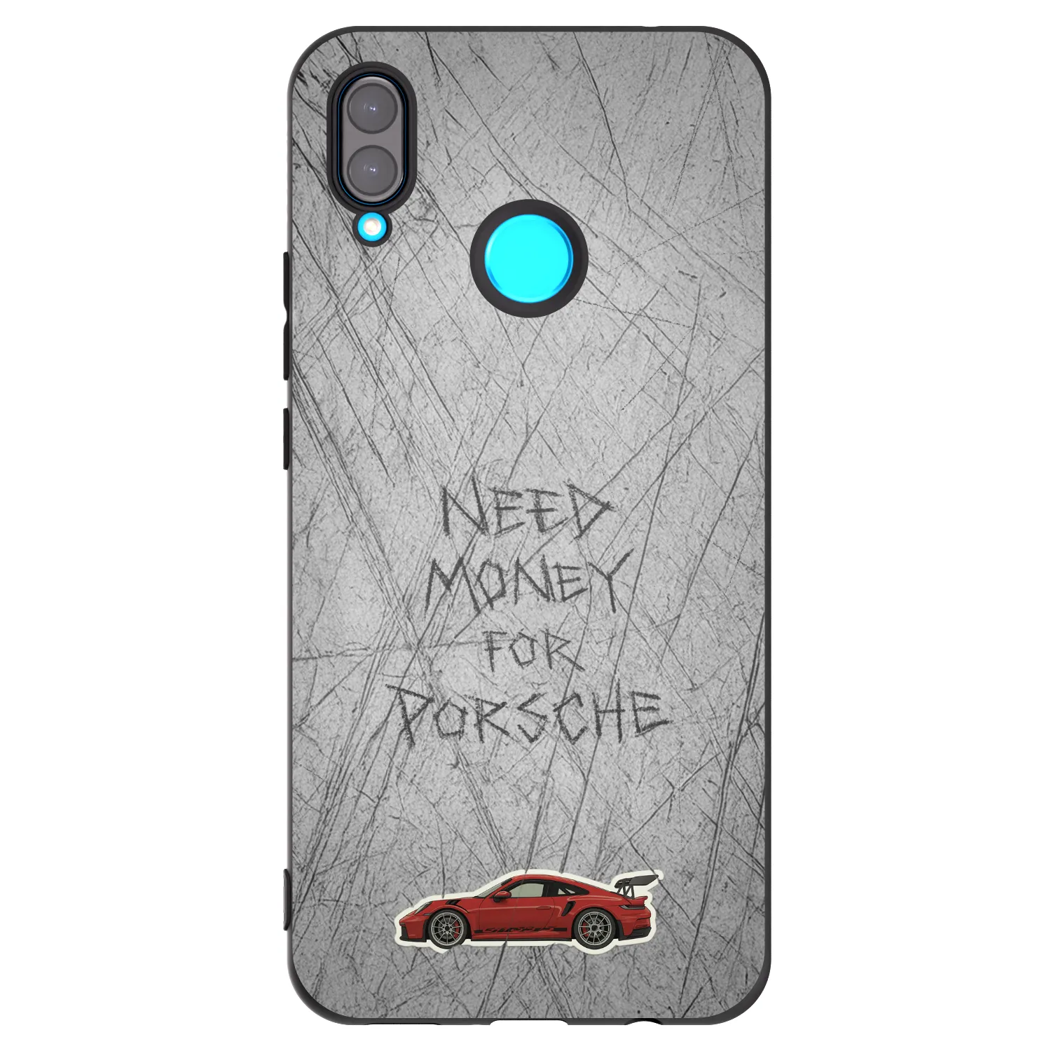 Picasee husă neagră din silicon pentru Huawei Nova 3 - Garage Scratch