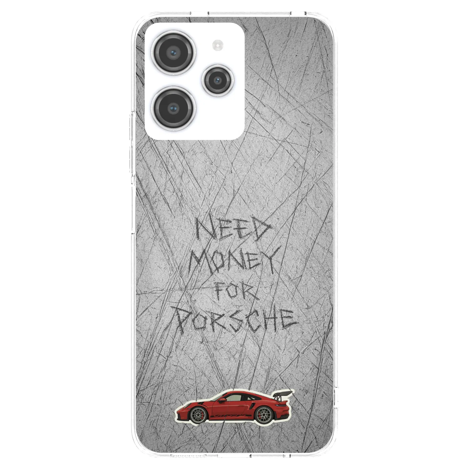 Picasee husă transparentă din silicon pentru Xiaomi Redmi 12 4G - Garage Scratch