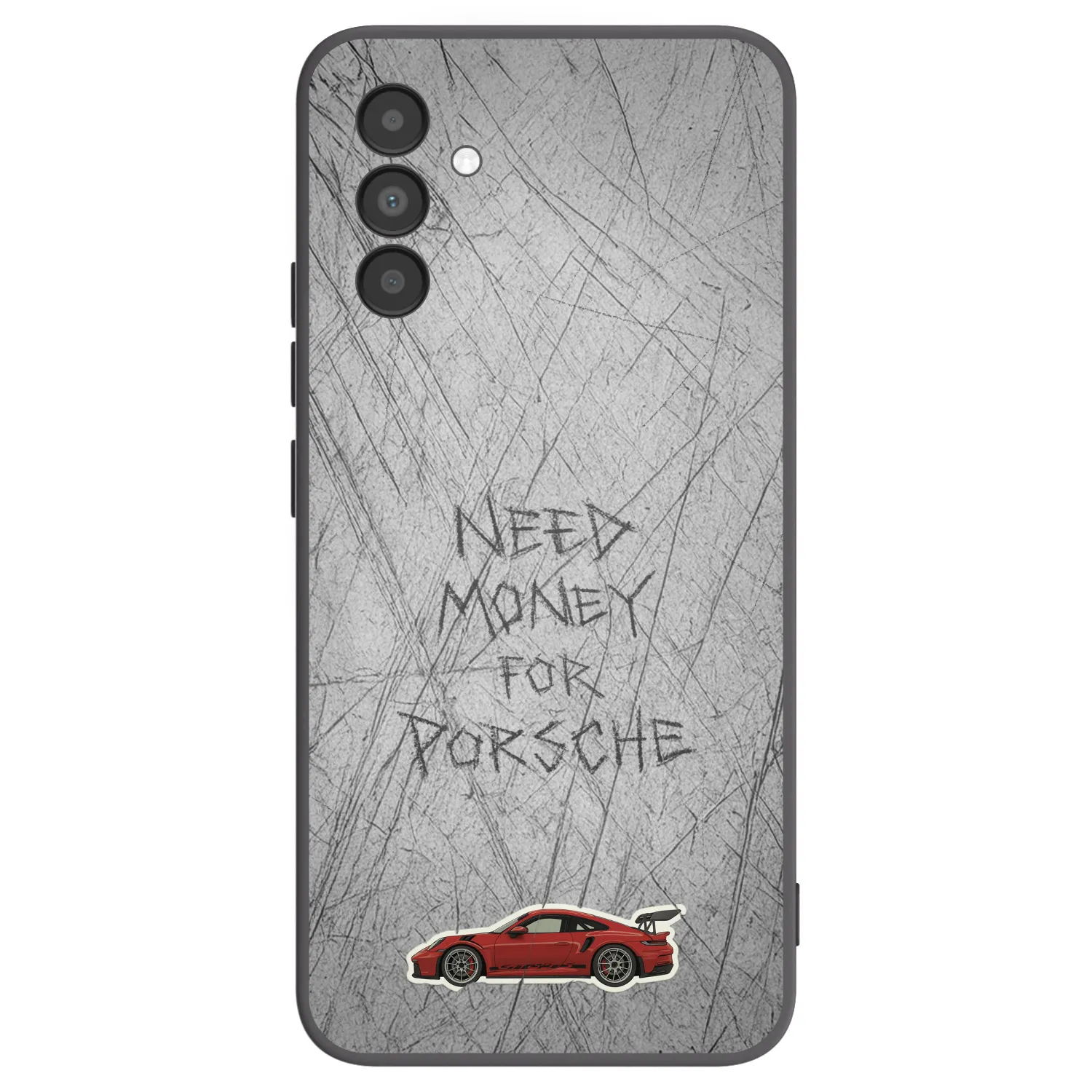 Picasee husă neagră din silicon pentru Samsung Galaxy A04s A047F - Garage Scratch