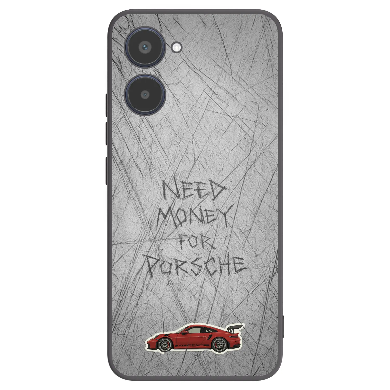 Picasee husă neagră din silicon pentru Realme 10 4G - Garage Scratch