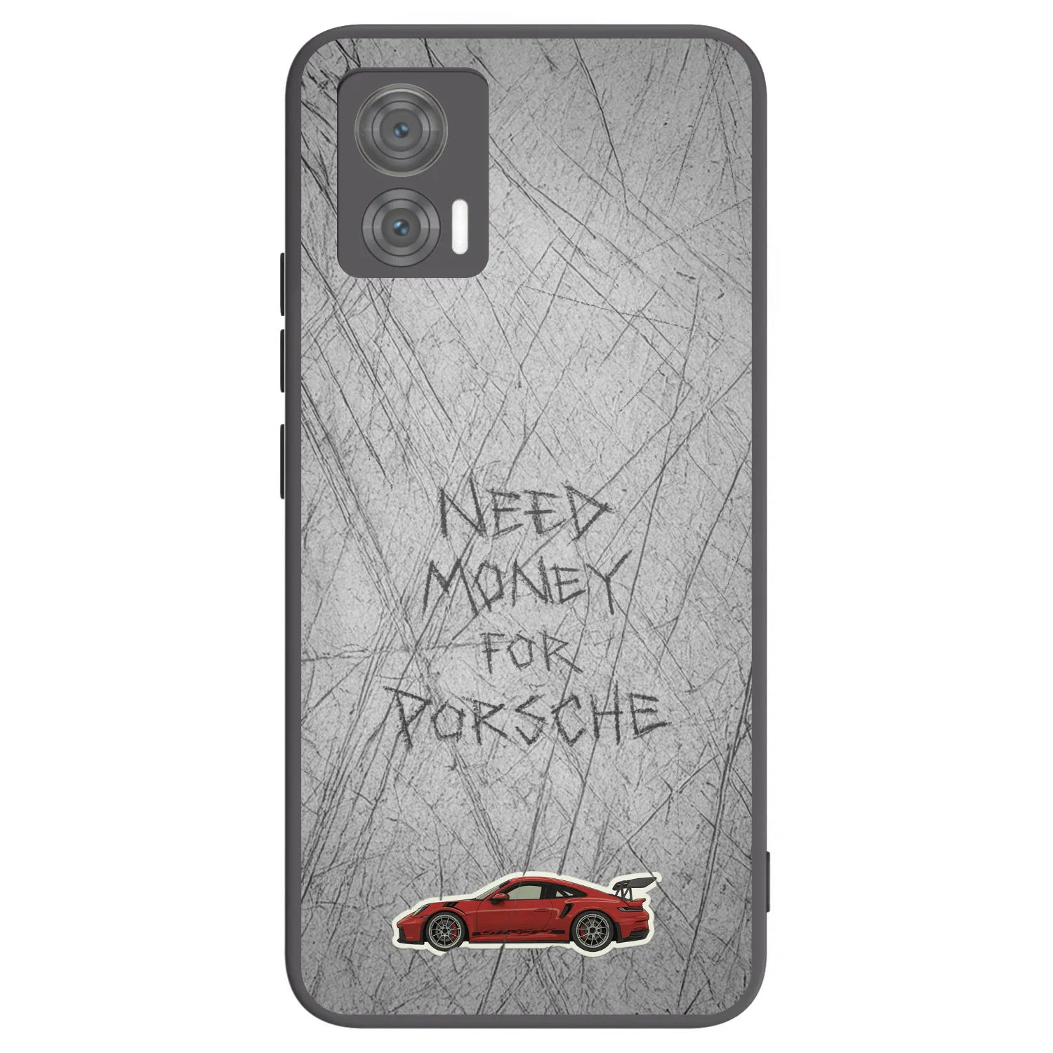 Picasee husă neagră din silicon pentru Motorola Edge 30 Neo - Garage Scratch
