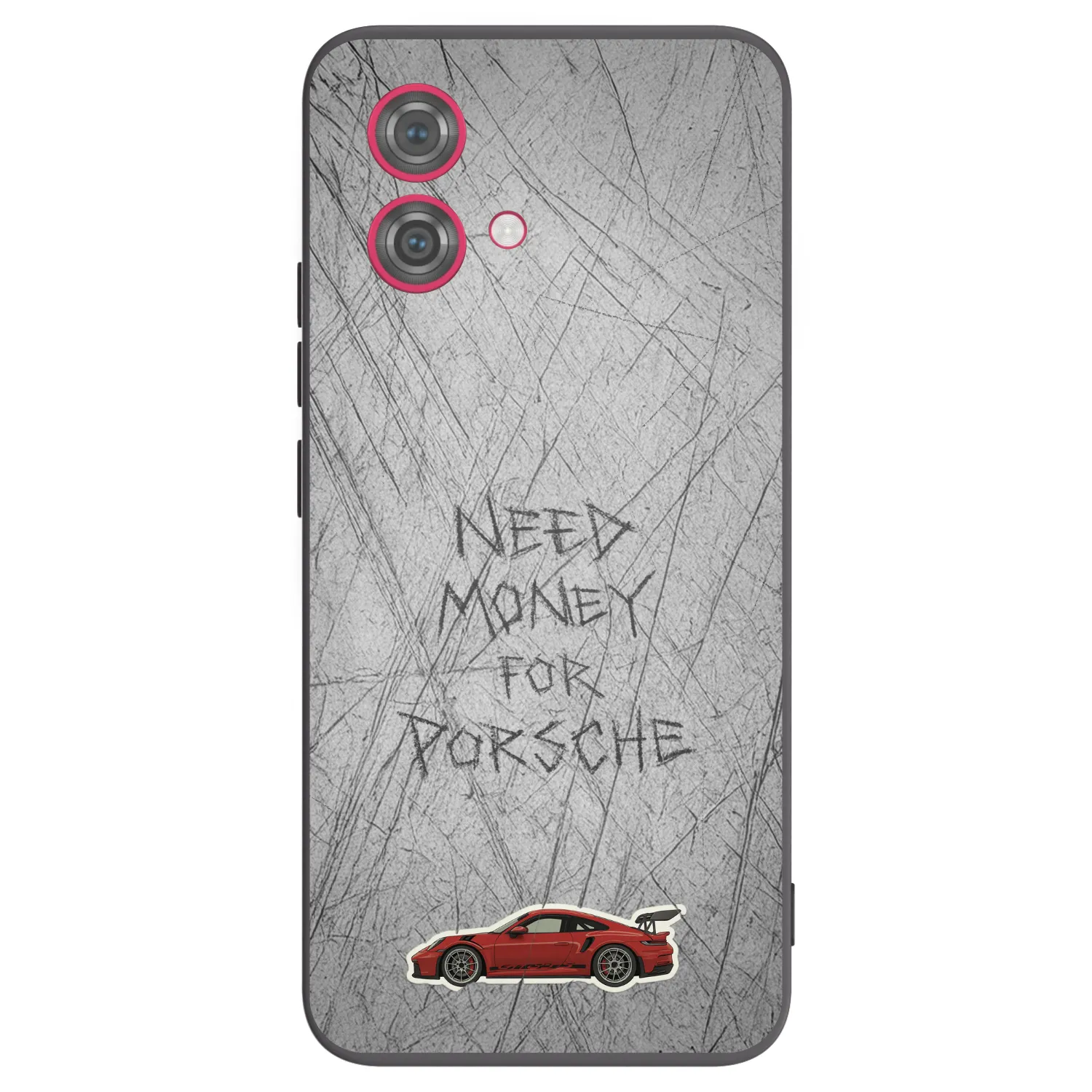 Picasee husă neagră din silicon pentru Motorola Moto G84 5G - Garage Scratch