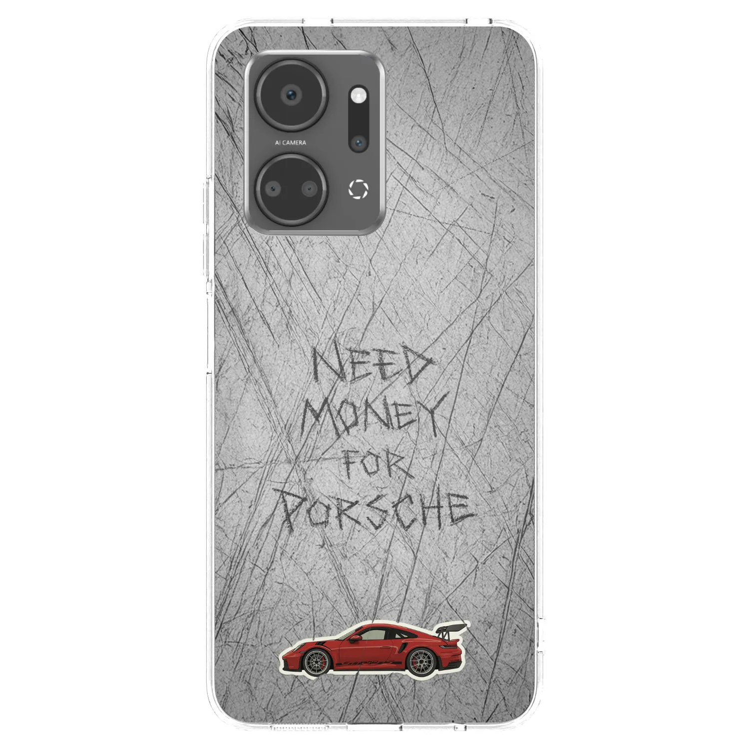 Picasee husă transparentă din silicon pentru Honor X7a - Garage Scratch