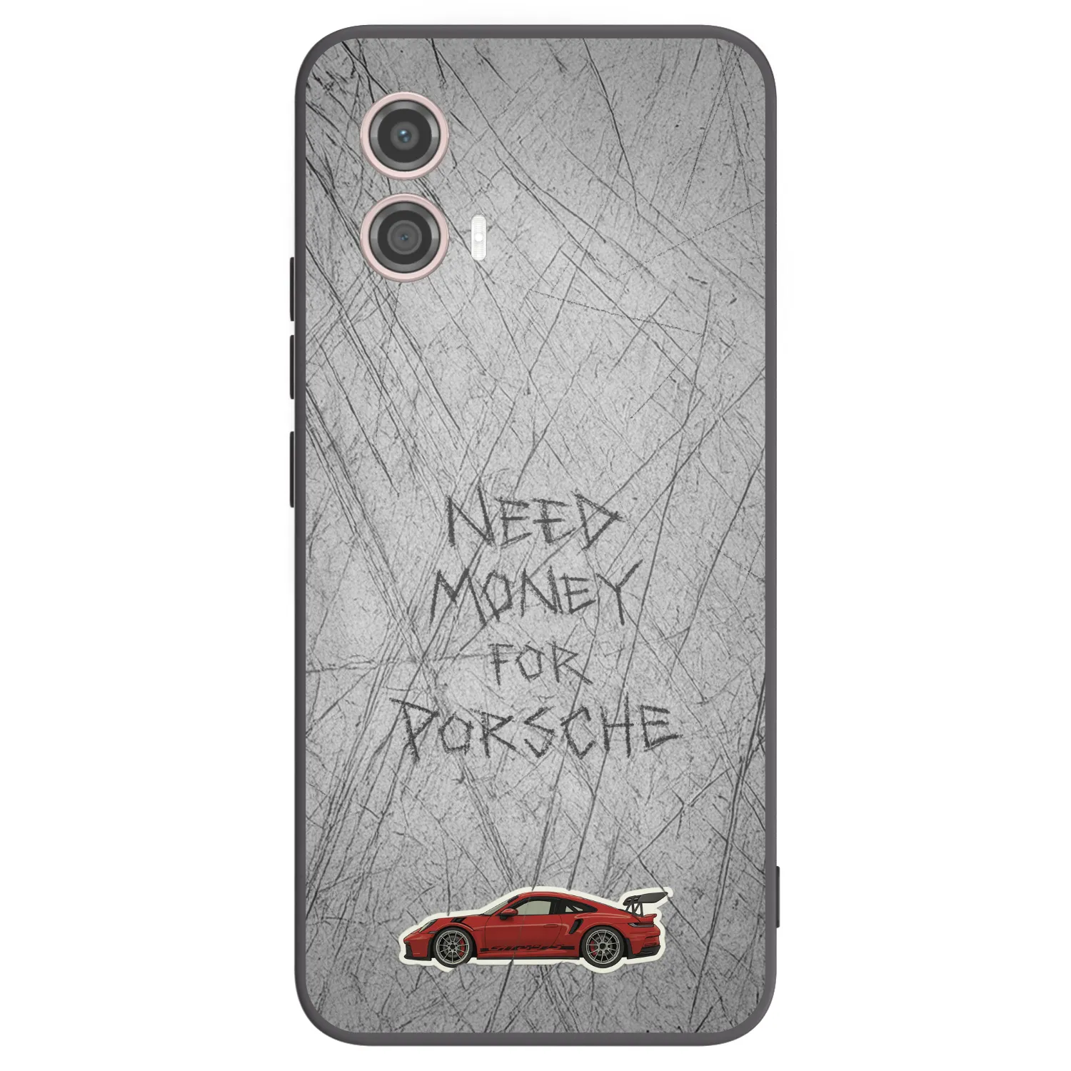 Picasee husă neagră din silicon pentru Motorola Moto G53 5G - Garage Scratch