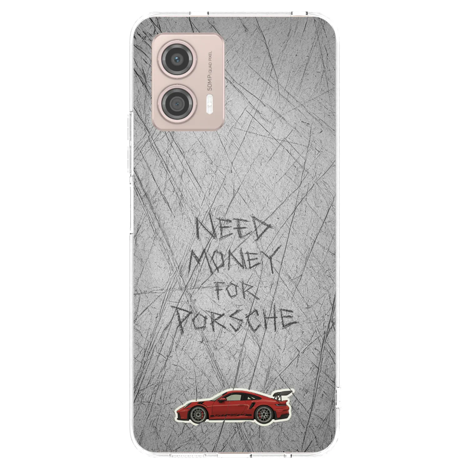 Picasee husă transparentă din silicon pentru Motorola Moto G53 5G - Garage Scratch