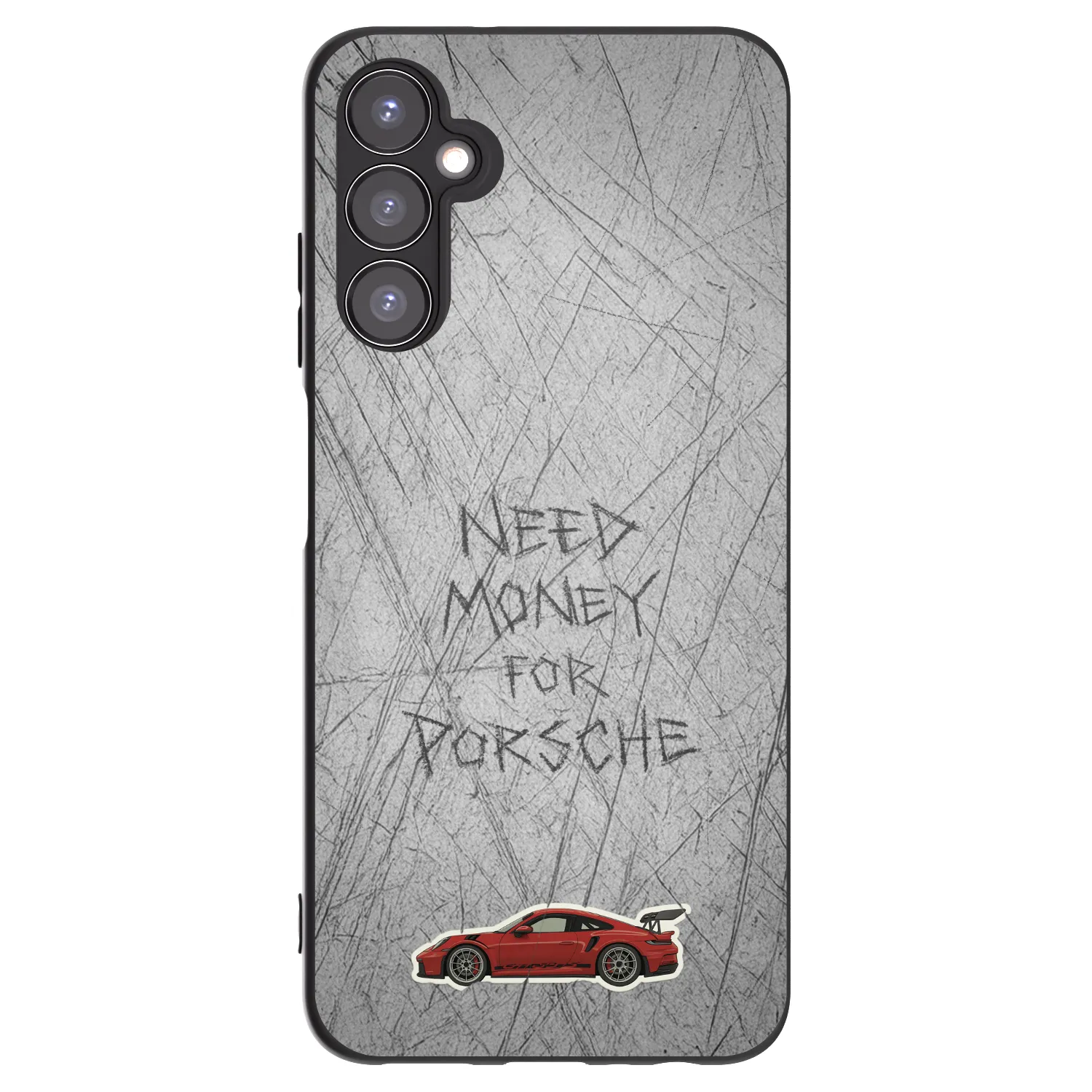 Picasee husă neagră din silicon pentru Samsung Galaxy A05s A057G - Garage Scratch