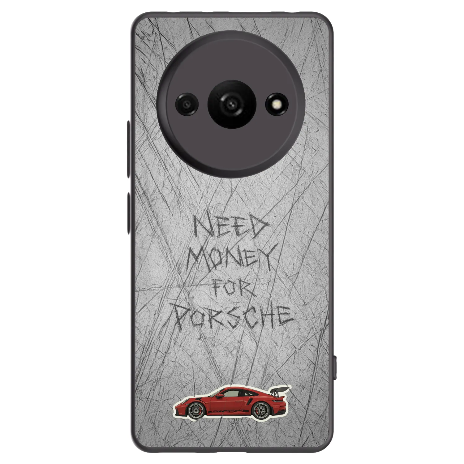 Picasee husă neagră din silicon pentru Xiaomi Redmi A3 - Garage Scratch