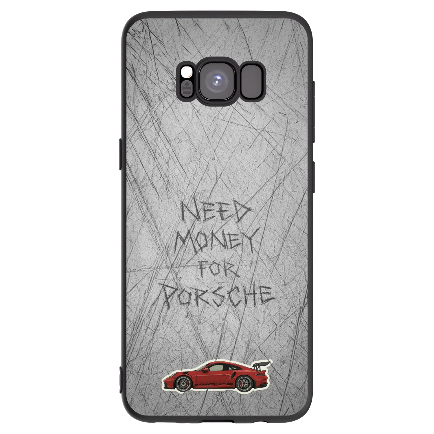 Picasee husă neagră din silicon pentru Samsung Galaxy S8 G950F - Garage Scratch