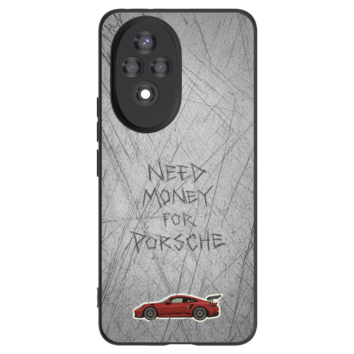Picasee husă neagră din silicon pentru Honor 200 Pro 5G - Garage Scratch