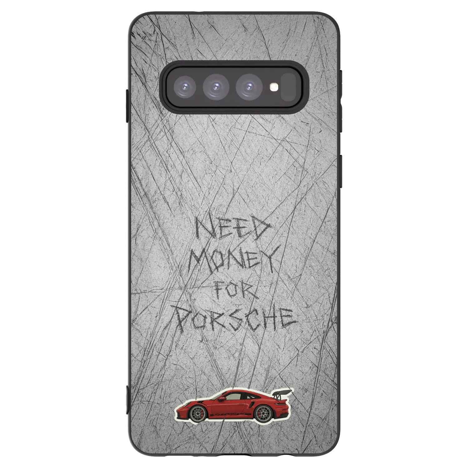 Picasee husă neagră din silicon pentru Samsung Galaxy S10 G973 - Garage Scratch